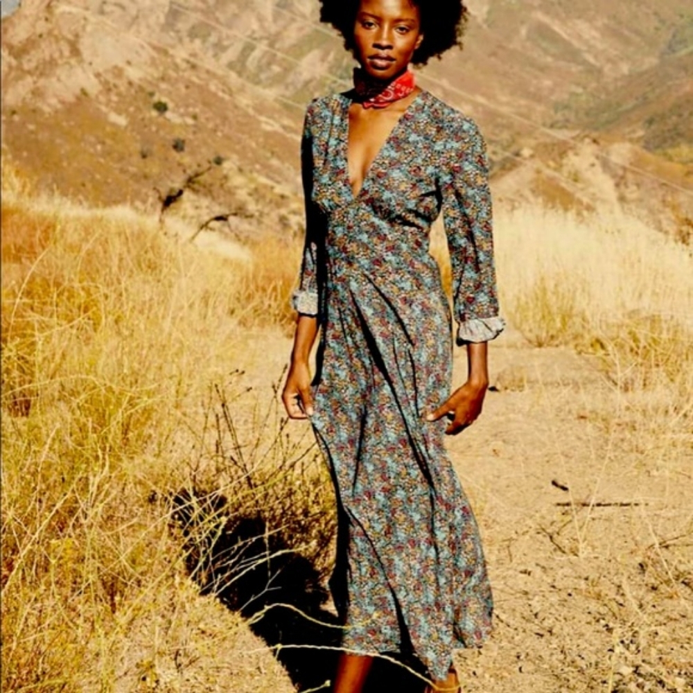 Doen Charleston Dress Navy Lady Bird XS